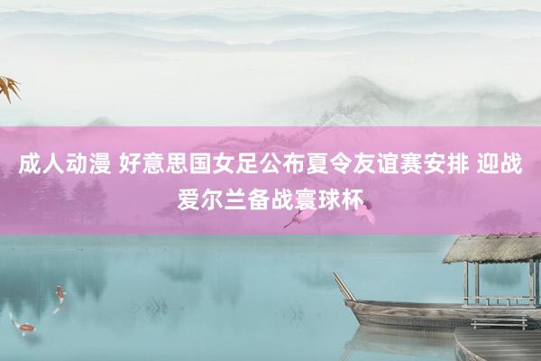 成人动漫 好意思国女足公布夏令友谊赛安排 迎战爱尔兰备战寰球杯